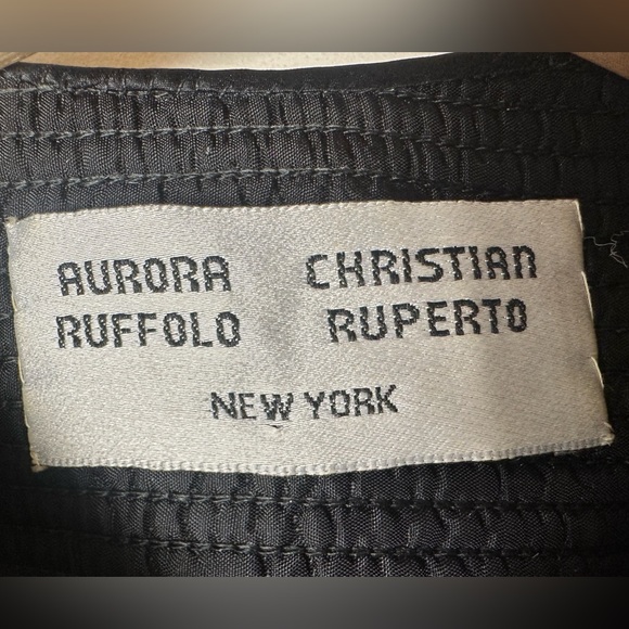 AURORA RUFFOLO CHRISTIAN RUPERTO Women’s Small Multi Quilted Jacket Abstract Art - Picture 2 of 12